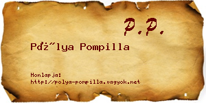 Pólya Pompilla névjegykártya